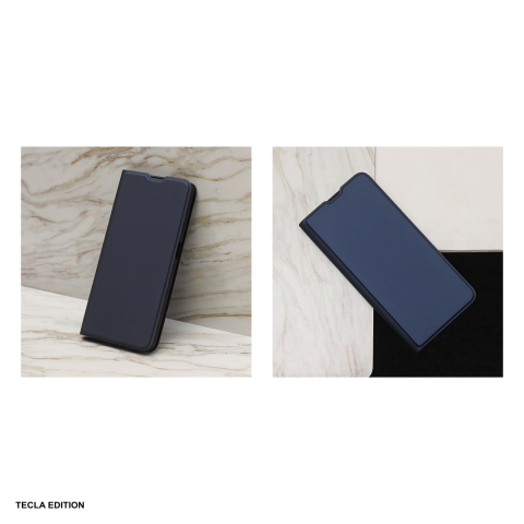 Husa Smart Soft pentru Samsung Galaxy A06 5G, tip carte cu inchidere magnetica, Albastru [4]
