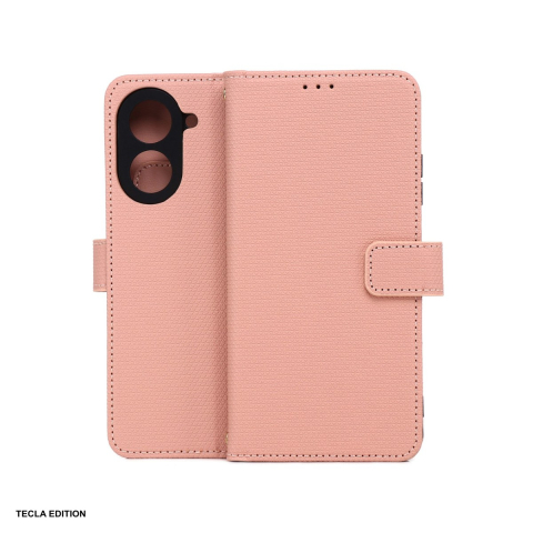 Huse telefoane - Husa Smart Triangle pentru OPPO A5 5G, tip carte, Roz