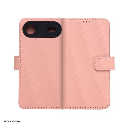 Huse si protectii pentru Samsung - Husa Smart Triangle pentru Samsung Galaxy A37 5G, tip carte cu inchidere magnetica, Roz