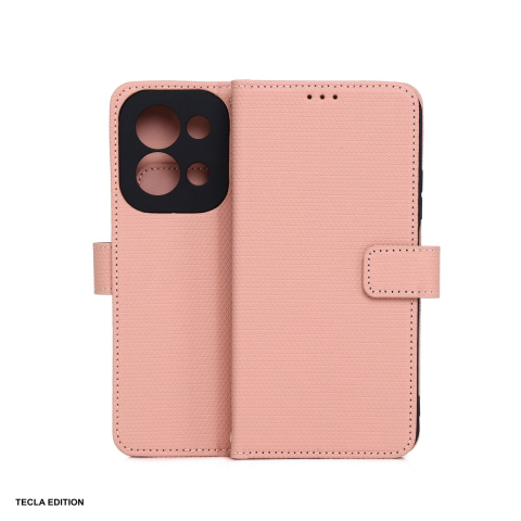 Huse si protectii smartphone - Husa Smart Triangle pentru Xiaomi Redmi 15C 4G, tip carte, Roz