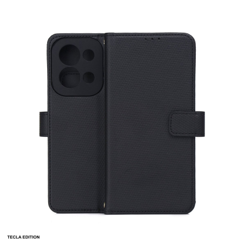 Huse telefoane - Husa Smart Triangle pentru Xiaomi Redmi 15C 5G EU, Redmi 15C 4G EU, tip carte, Negru