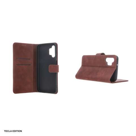 Husa Smart Velvet pentru Samsung Galaxy A37 5G, Galaxy A36 5G, tip carte cu inchidere magnetica, Maro [4]