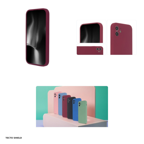 Husa Soft Touch Mag pentru Apple iPhone 14 Pro, Carcasa, Visiniu [3]