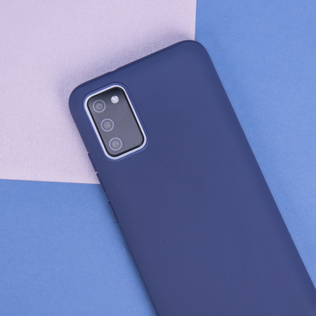 Husa spate slim albastru inchis mat pentru protectie Xiaomi Redmi 14C 4G, din TPU rezistent [4]