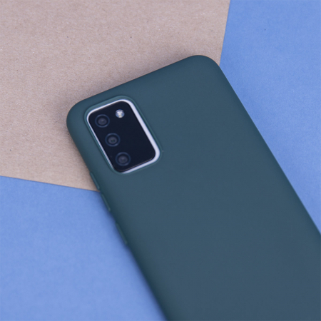 Husa spate slim verde mat pentru protectie Samsung Galaxy A06, din TPU rezistent [3]