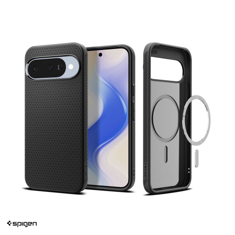 Huse si protectii pentru Google Pixel 10 - Husa Spigen Liquid Air Mag pentru Google Pixel 10, Carcasa, Negru