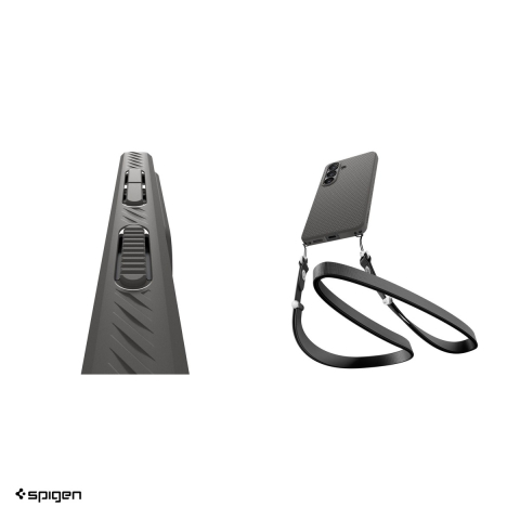 Husa Spigen Liquid Air Marble pentru Samsung Galaxy S26 Plus, Carcasa, Gri [4]