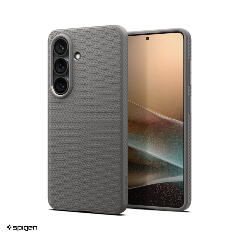 Husa Spigen Liquid Air Marble pentru Samsung Galaxy S26 Plus, Carcasa, Gri [0]