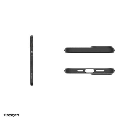 Husa Spigen Liquid Air pentru iPhone 15, Carcasa, Negru [4]