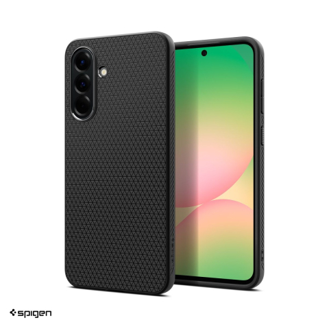 Huse si protectii smartphone - Husa Spigen Liquid Air pentru Samsung Galaxy A56 5G, Carcasa, Negru