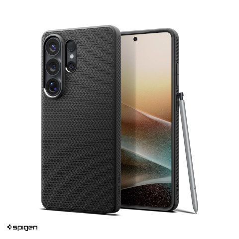 Huse si protectii smartphone - Husa Spigen Liquid Air pentru Samsung Galaxy S26 Ultra, Carcasa, Gri
