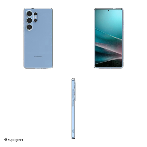 Husa Spigen Liquid Crystal Crystal pentru Samsung Galaxy S25 Ultra, Carcasa, Transparent [3]