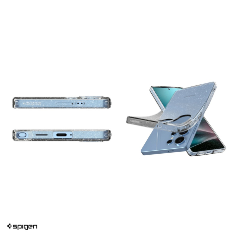 Husa Spigen Liquid Crystal Glitter Crystal pentru Samsung Galaxy S25 Ultra, Carcasa, Transparent [4]