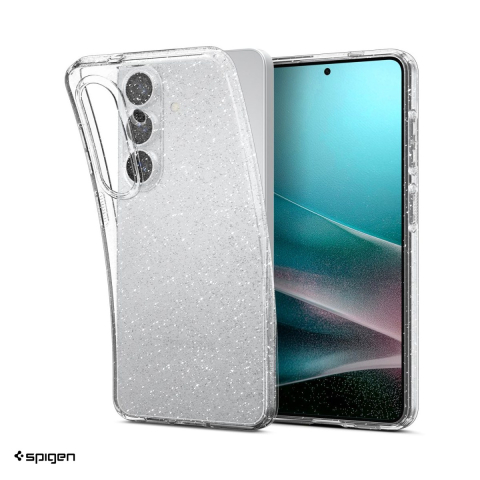 Huse si protectii pentru Samsung Galaxy S26 - Husa Spigen Liquid Crystal Glitter Crystal pentru Samsung Galaxy S26, Carcasa, Transparent