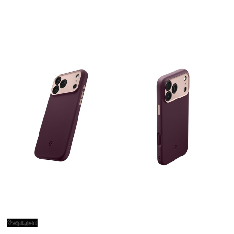 Husa Spigen Nano Pop Mag pentru iPhone 17 Pro, Carcasa magnetica, Visiniu [4]