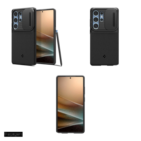 Husa Spigen Optik Armor pentru Samsung Galaxy S25 Ultra, Carcasa, Negru [3]