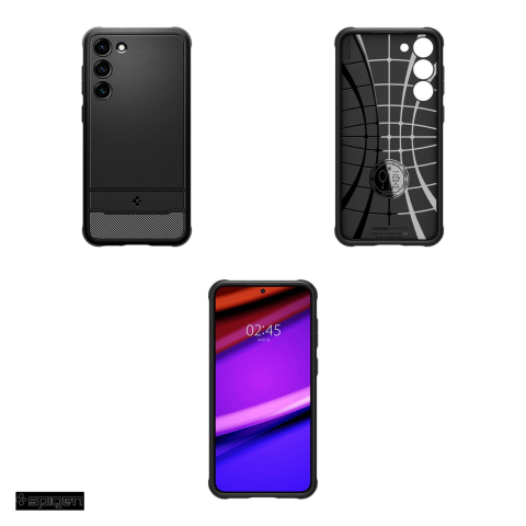 Husa Spigen Rugged Armor pentru Samsung Galaxy S23, Carcasa, Negru [3]