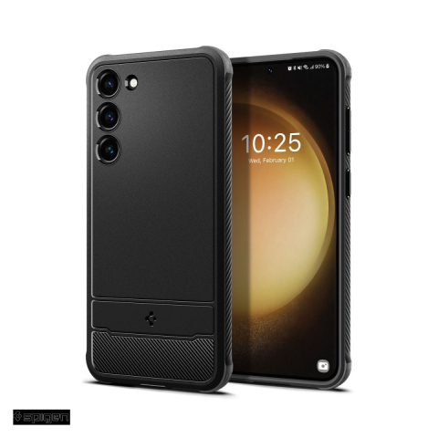 Huse si protectii pentru Samsung Galaxy S23 - Husa Spigen Rugged Armor pentru Samsung Galaxy S23, Carcasa, Negru