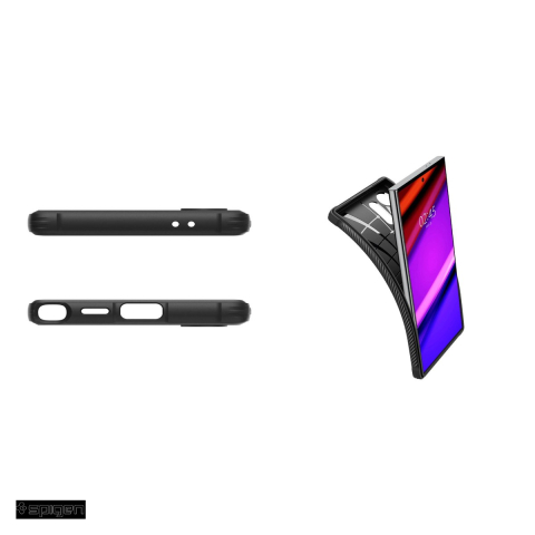 Husa Spigen Rugged Armor pentru Samsung Galaxy S24 Ultra, Carcasa, Negru [4]