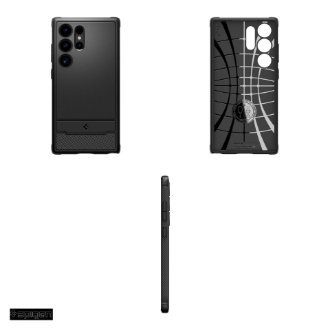 Husa Spigen Rugged Armor pentru Samsung Galaxy S24 Ultra, Carcasa, Negru [3]