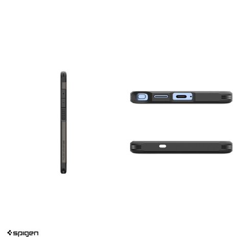 Husa Spigen Tough Armor Gunmetal pentru Samsung Galaxy S25 Ultra, Carcasa, Gri [4]