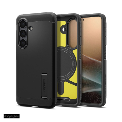 Huse si protectii pentru Samsung - Husa Spigen Tough Armor Mag pentru Samsung Galaxy S26 Plus, Carcasa, Negru