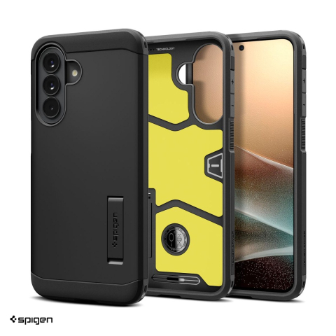Huse si protectii smartphone - Husa Spigen Tough Armor pentru Samsung Galaxy A57 5G, Carcasa, Negru