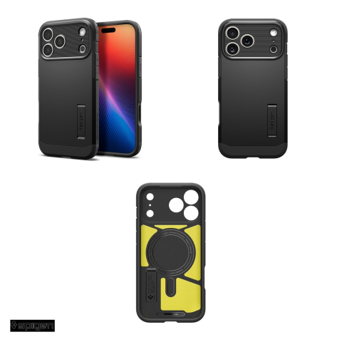 Husa Spigen Tough Armor T Mag pentru iPhone 17 Pro, Carcasa magnetica, Negru [3]