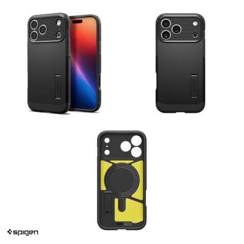 Husa Spigen Tough Armor T Mag pentru iPhone 17 Pro Max, Carcasa magnetica, Negru [3]