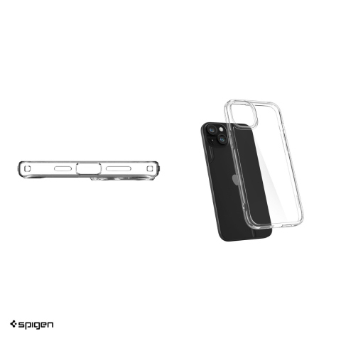 Husa Spigen Ultra Hybrid crystal pentru iPhone 15 Plus, Carcasa, Transparent [4]