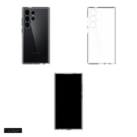 Husa Spigen Ultra Hybrid crystal pentru Samsung Galaxy S24 Ultra, Carcasa, Transparent [3]