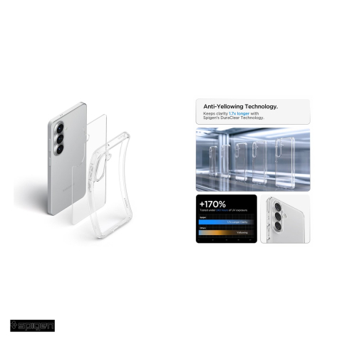 Husa Spigen Ultra Hybrid Crystal pentru Samsung Galaxy S26 Plus, Carcasa, Transparent [4]