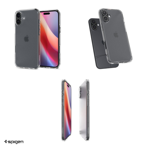 Husa Spigen Ultra Hybrid frost pentru iPhone 16, Carcasa, Transparent [3]