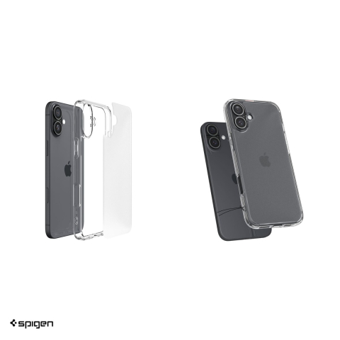 Husa Spigen Ultra Hybrid frost pentru iPhone 16, Carcasa, Transparent [4]