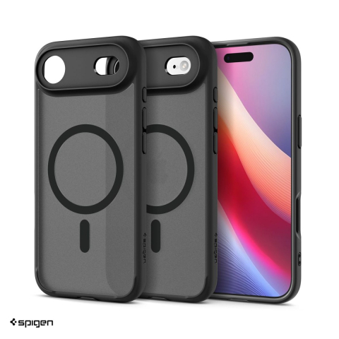 Huse telefoane - Husa Spigen Ultra Hybrid Mag Frost pentru iPhone 17 Air, Carcasa magnetica, Negru