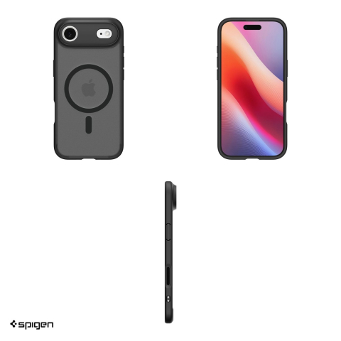 Husa Spigen Ultra Hybrid Mag Frost pentru iPhone 17 Air, Carcasa magnetica, Negru [3]