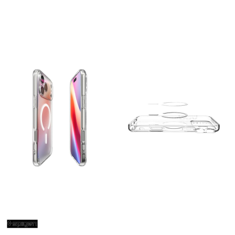 Husa Spigen Ultra Hybrid Mag Frost pentru iPhone 17 Pro, Carcasa magnetica, Alb [4]