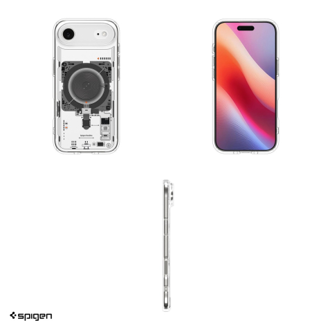Husa Spigen Ultra Hybrid Mag One pentru iPhone 17 Air, Carcasa magnetica, Transparent [3]