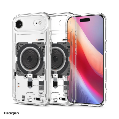 Huse telefoane - Husa Spigen Ultra Hybrid Mag One pentru iPhone 17 Air, Carcasa magnetica, Transparent