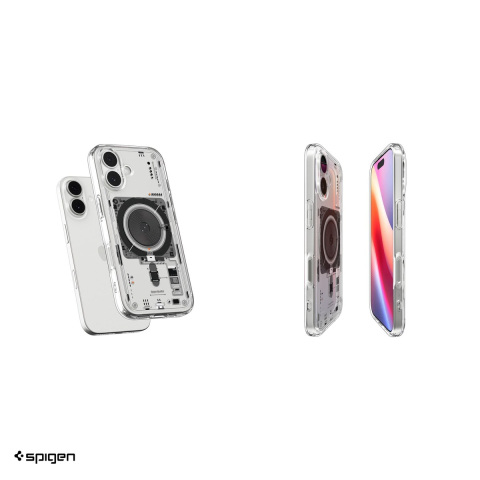 Husa Spigen Ultra Hybrid Mag One pentru iPhone 17, Carcasa magnetica, Transparent [4]