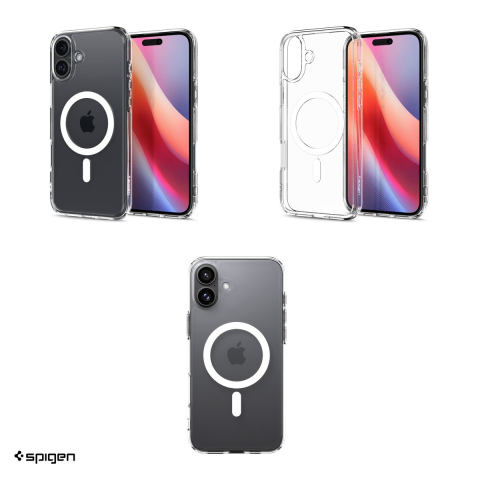 Husa Spigen Ultra Hybrid Mag pentru iPhone 16, Carcasa, Alb [3]
