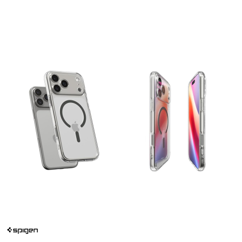 Husa Spigen Ultra Hybrid Mag pentru iPhone 17 Pro, Carcasa magnetica, Transparent [4]