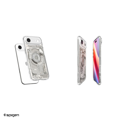 Husa Spigen Ultra Hybrid Mag Zero One pentru iPhone 17 Air, Carcasa magnetica, Gri [4]