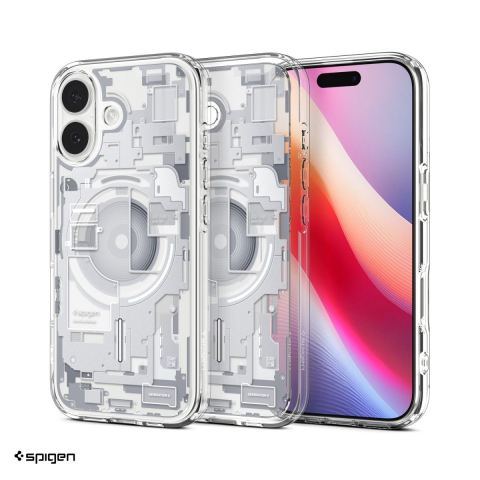 Huse si protectii smartphone - Husa Spigen Ultra Hybrid Mag Zero One pentru iPhone 17, Carcasa magnetica, Alb