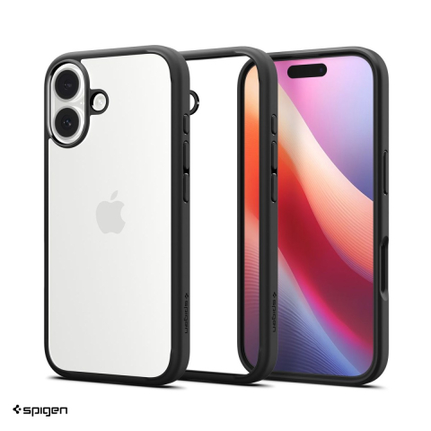 Huse si protectii smartphone - Husa Spigen Ultra Hybrid pentru iPhone 17, Carcasa, Negru