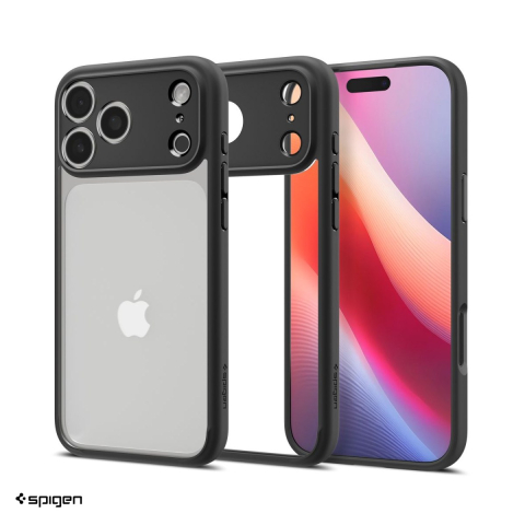 Huse si protectii smartphone - Husa Spigen Ultra Hybrid pentru iPhone 17 Pro Max, Carcasa, Negru