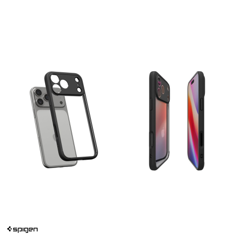 Husa Spigen Ultra Hybrid pentru iPhone 17 Pro Max, Carcasa, Negru [4]
