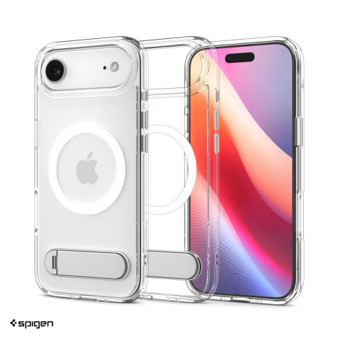 Huse telefoane - Husa Spigen Ultra Hybrid S Mag pentru iPhone 17 Air, Carcasa magnetica, Alb