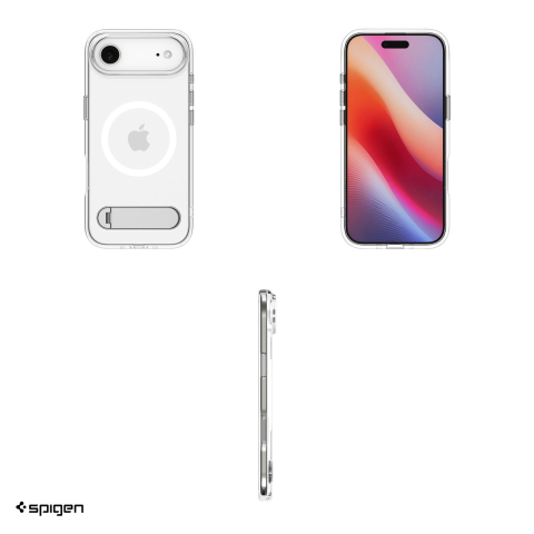 Husa Spigen Ultra Hybrid S Mag pentru iPhone 17 Air, Carcasa magnetica, Alb [3]