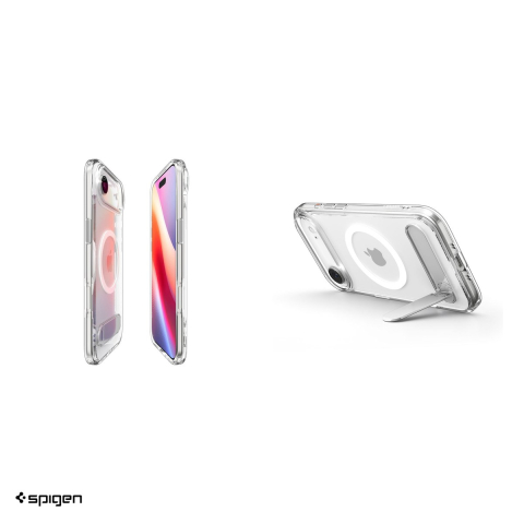 Husa Spigen Ultra Hybrid S Mag pentru iPhone 17 Air, Carcasa magnetica, Alb [4]